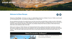Desktop Screenshot of dinarrecaps.com